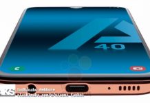 Samsung Galaxy A40 красується на нових зображеннях в різних кольорах