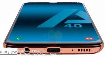 Samsung Galaxy A40 красується на нових зображеннях в різних кольорах