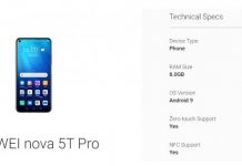 Huawei готує компактний смартфон з екраном 5,5 дюйма і NFC