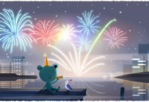 Google представила святковий Doodle напередодні Нового року