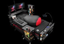 Японці показали «ліжко», створене спеціально для геймерів