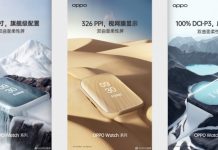 Oppo розкрила характеристики дисплея своїх смарт-годинників